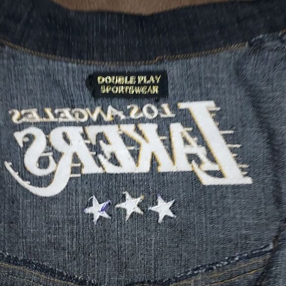 Los Angeles Lakers Denin  Jacket M - Picture 10 of 14